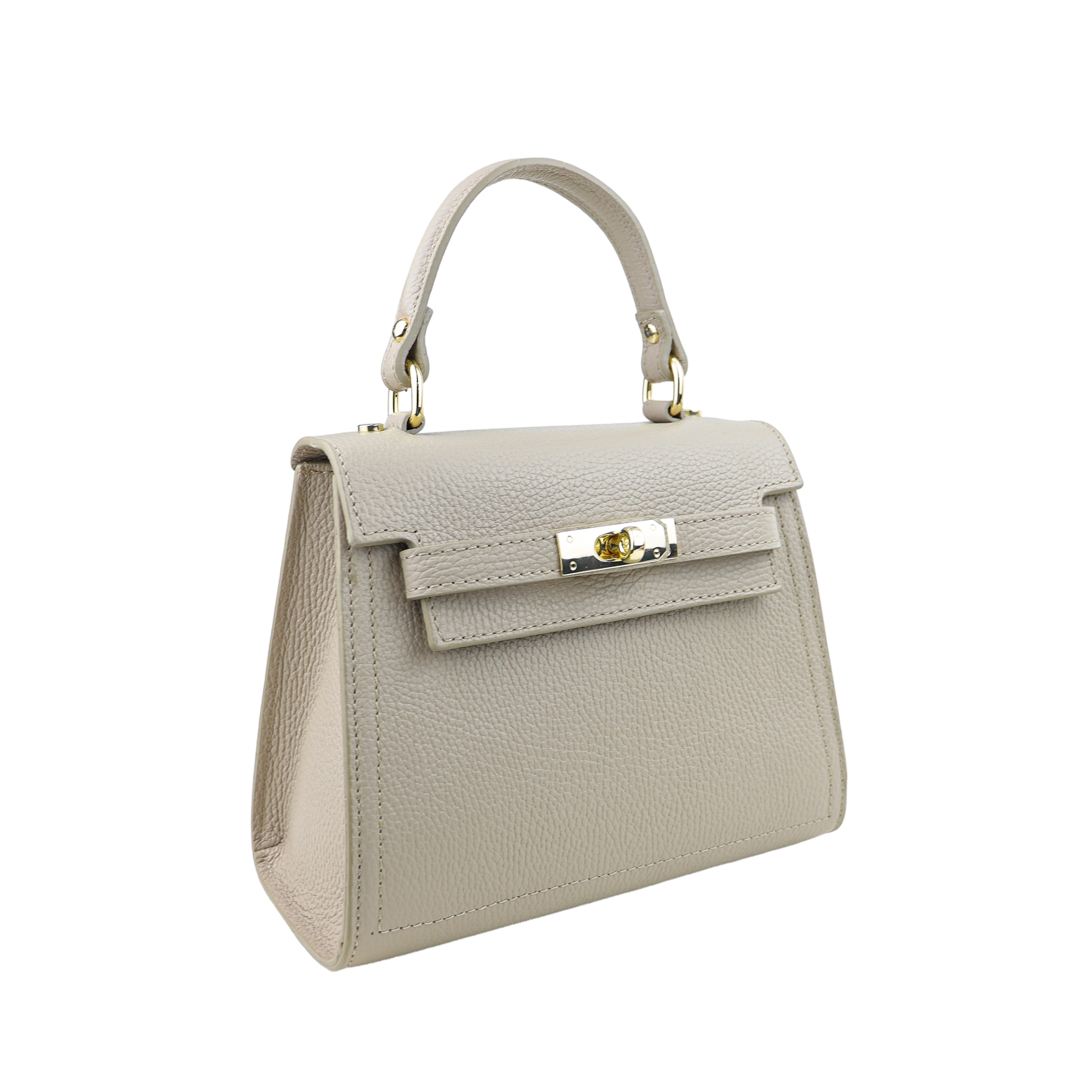 Torebka Skóra naturalna Bożena Beżowa Marka inna