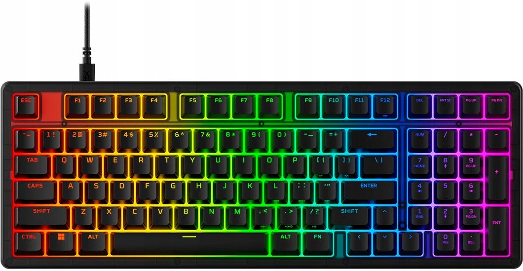 Mechanická klávesnica HyperX Origins 2 1800 Káblová Rgb Led