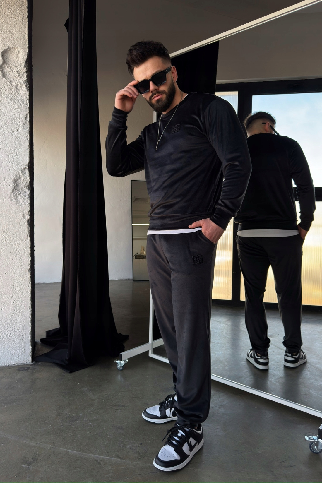 Teplákovka pánský Bg Vandal černý L