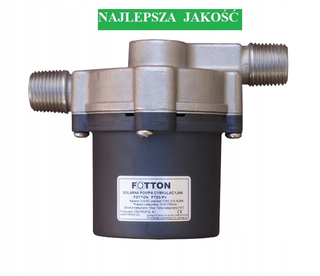 Obehová Pumpa Fotton FTD5 17V DC 25PV hl. nerezová oceľ Solar