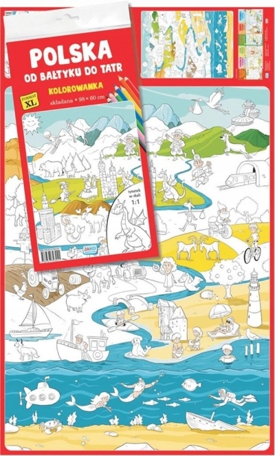 

Polska. Od Bałtyku do Tatr. Kolorowanka XL