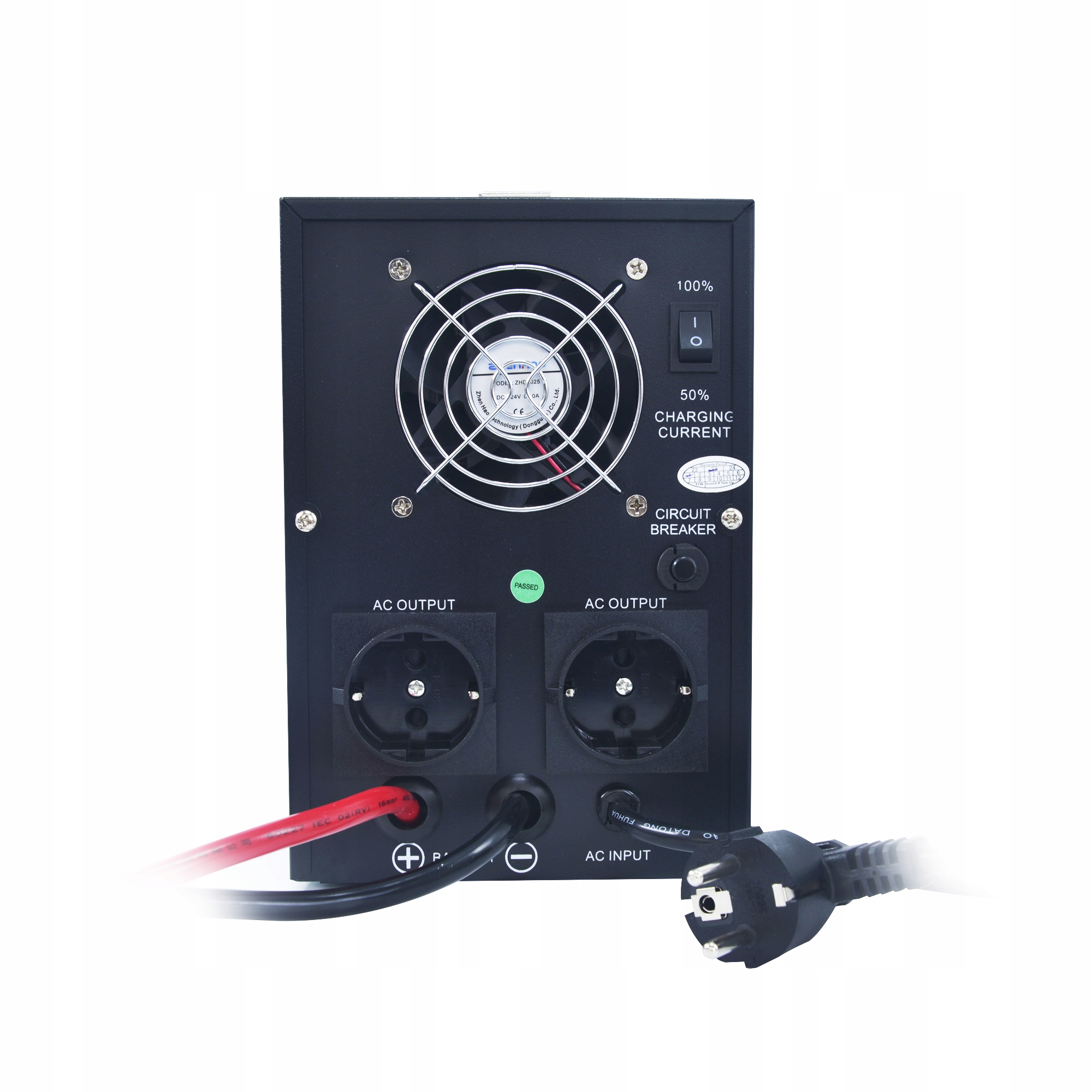 ZESTAW ZASILANIA AWARYJNEGO zasilacz awaryjny UPS 1500W + akumulator 100Ah Marka inny