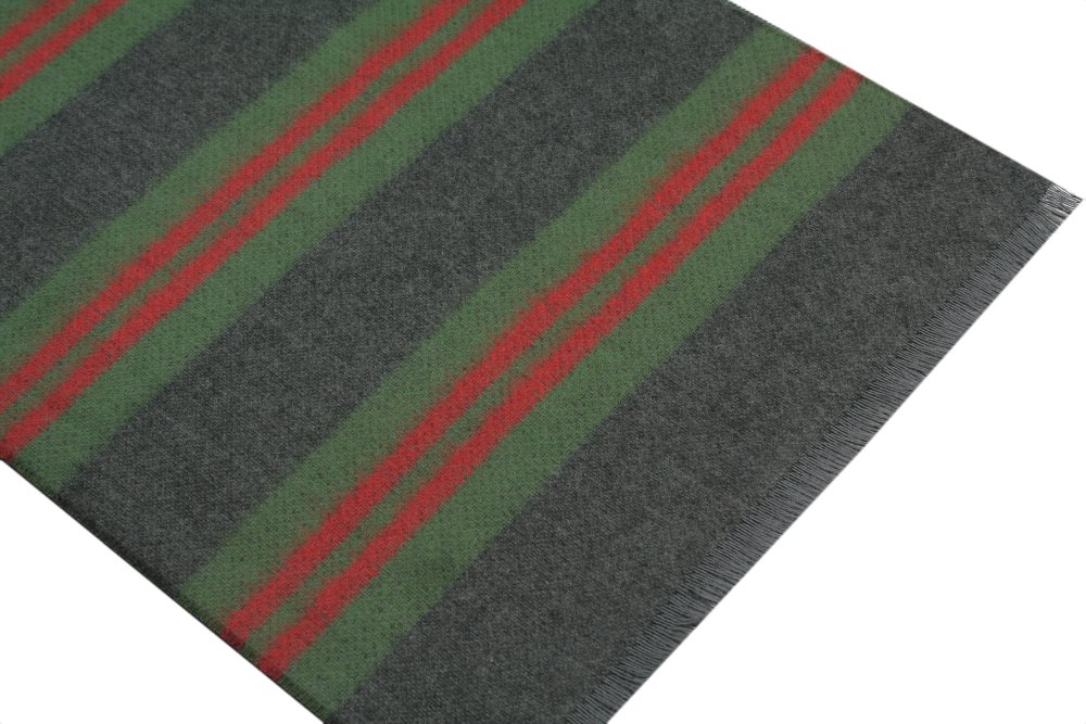 Zielono-Szary Miękki Szalik V.Fraas Cashmink Marka inna