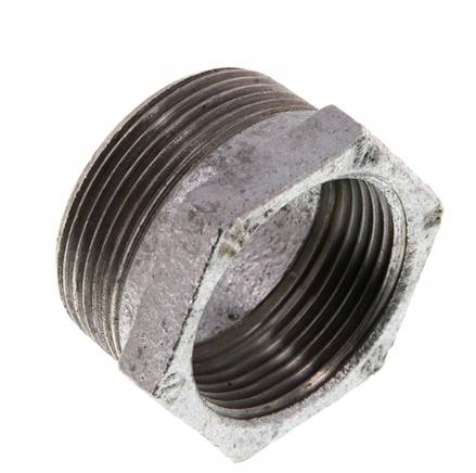 Závitová redukce Gz R 4" Gw Rp 3", pozinkovaná litina