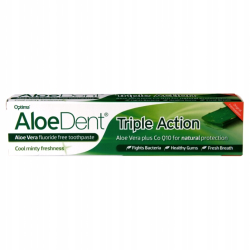 

Aloe Dent Pasta do zębów Ta bez fluoru 100ml