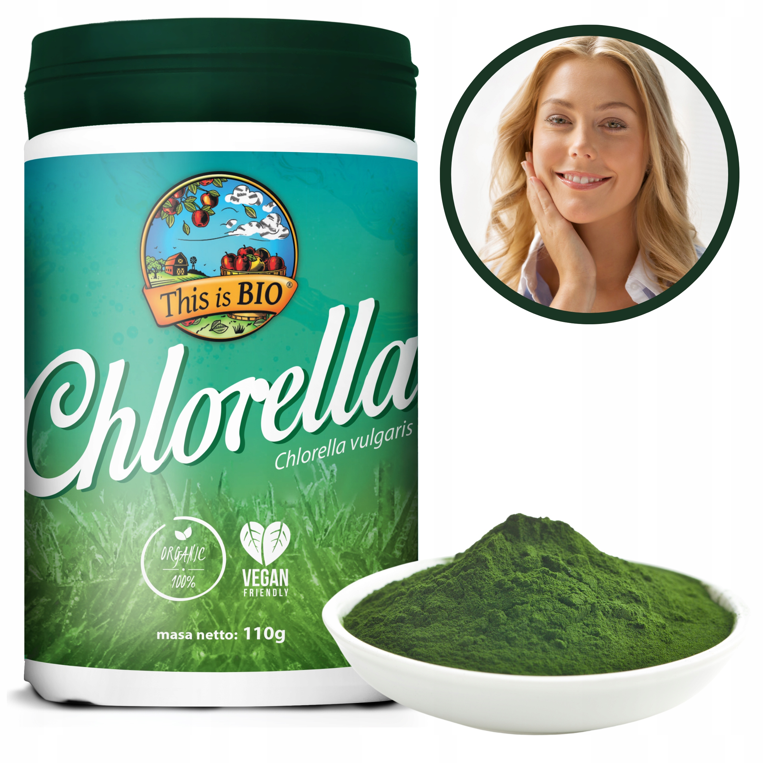 CHLORELLA 100% ORGANIC - 110g