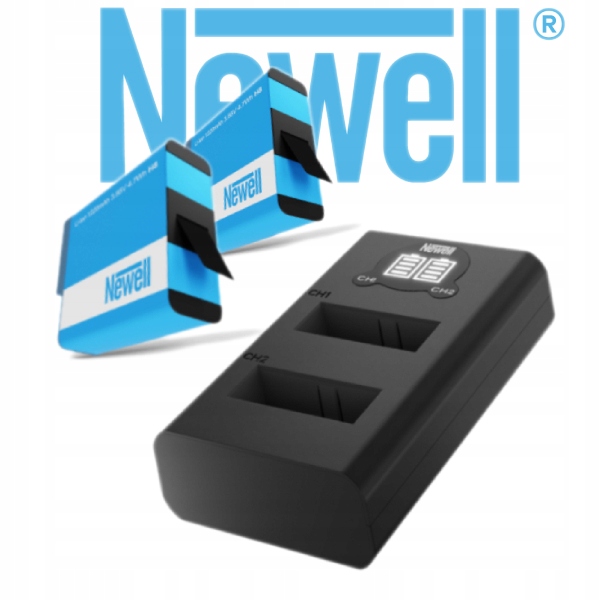 Dvoukanálová nabíječka Dl-usb-c a dva akumulátory SPJB1B pro GoPro 8 Sada