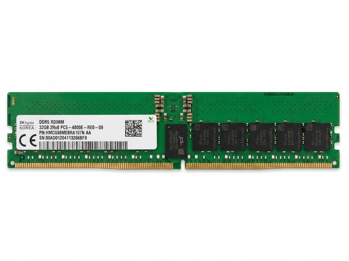 paměť Ram Hynix 32GB DDR5 4800MHz Rdimm Ecc HMCG88MEBRA107N