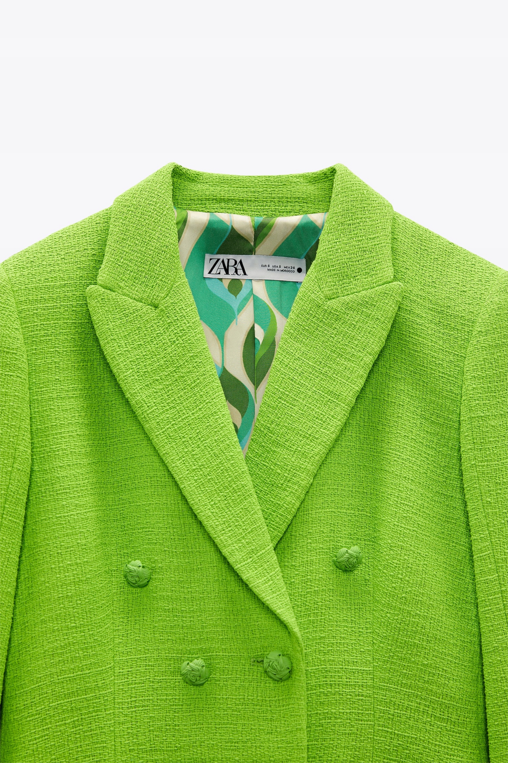 sukienka o kroju marynarki Zara 36 S Materiał dominujący bawełna