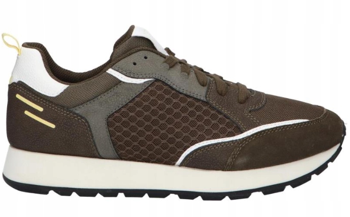 Geox Partenio Pánské Sportovní Boty Zelené Pohodlné Tenisky 46 Jkf