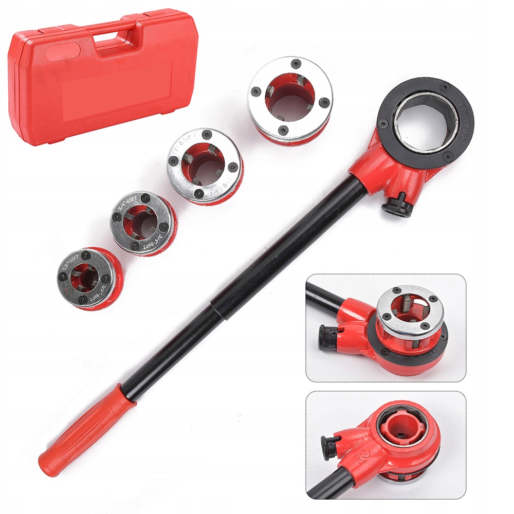 Závitovač Na Trubky S Ráčnou Prvky Sada Nařezávačů Na Násadu Nástavce