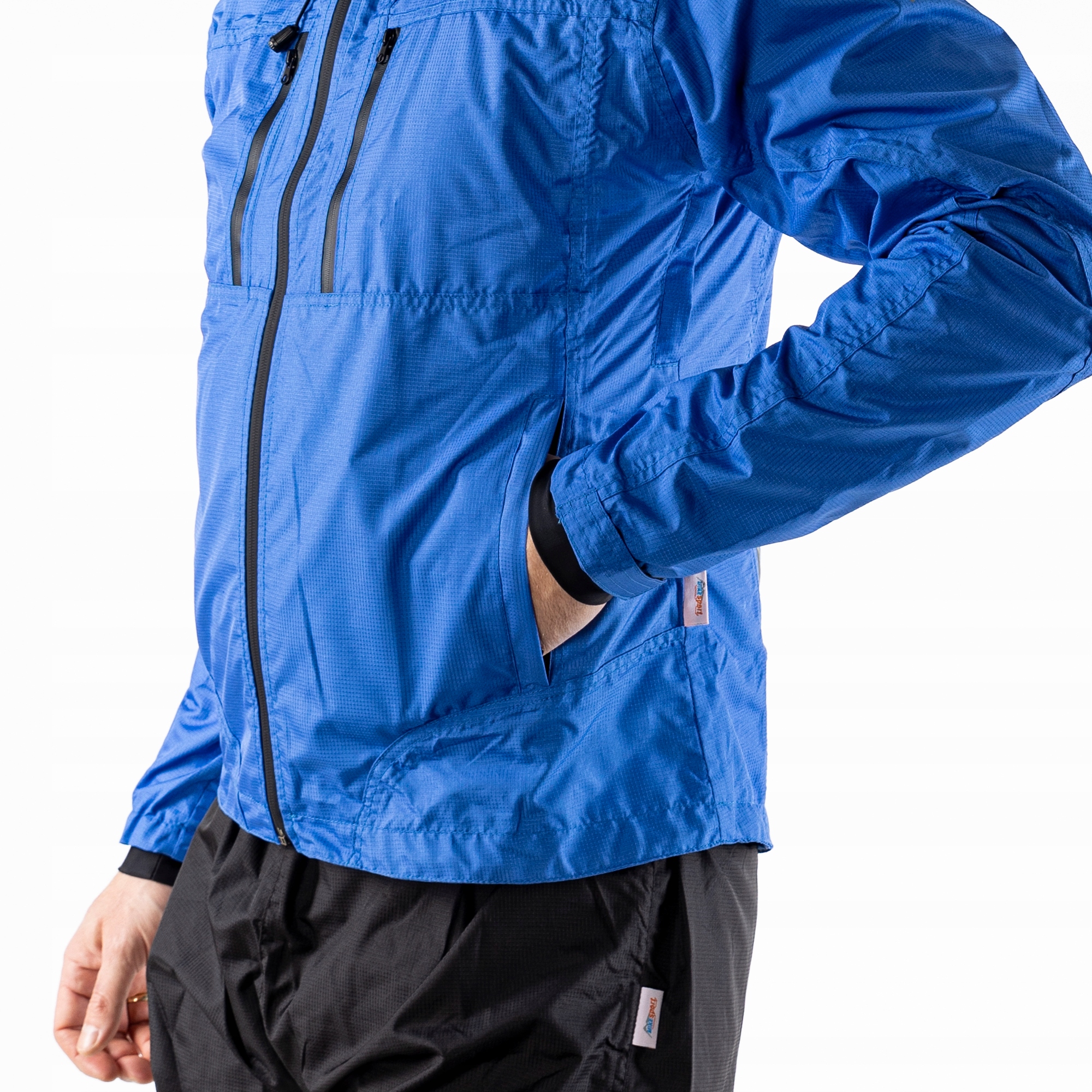 KAYMAQ kurtka rowerowa przeciwdeszczowa kaptur XL Rozmiar XL