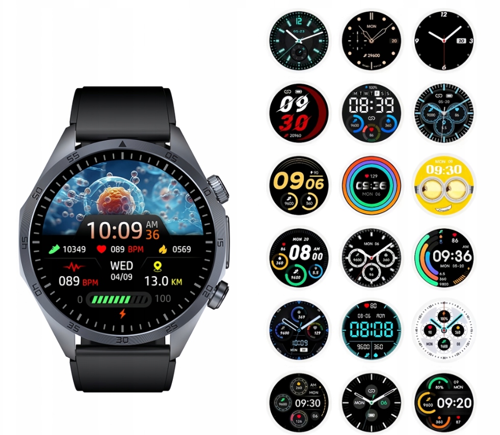 Chytré Hodinky Hodinky Ekg Tlakoměr Teplota Cukr Hovory