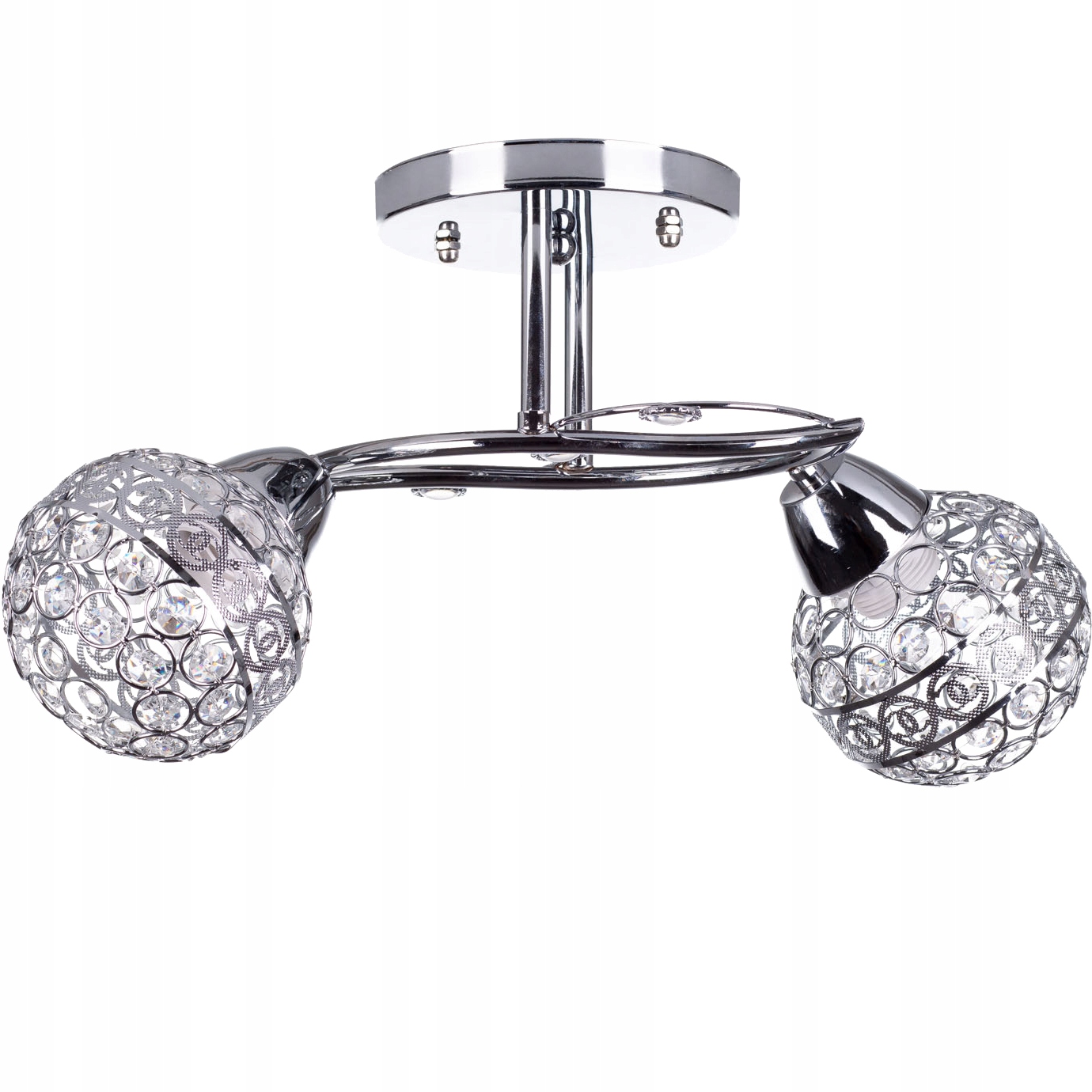 

Bloom 2 chrom kryształki lampa sufitowa wisząca