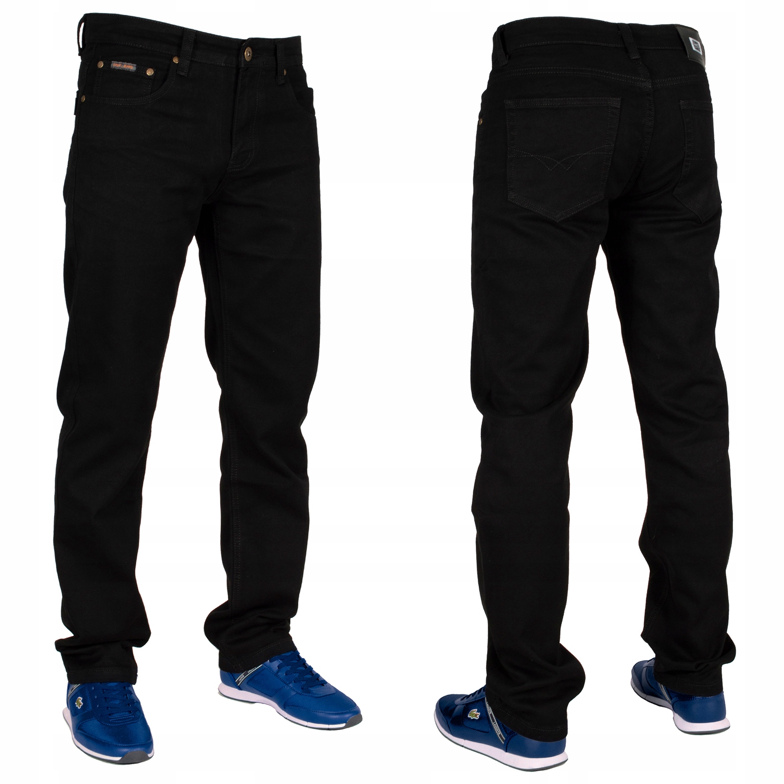 Spodnie męskie jeans W:40 108 CM L:30 czarne