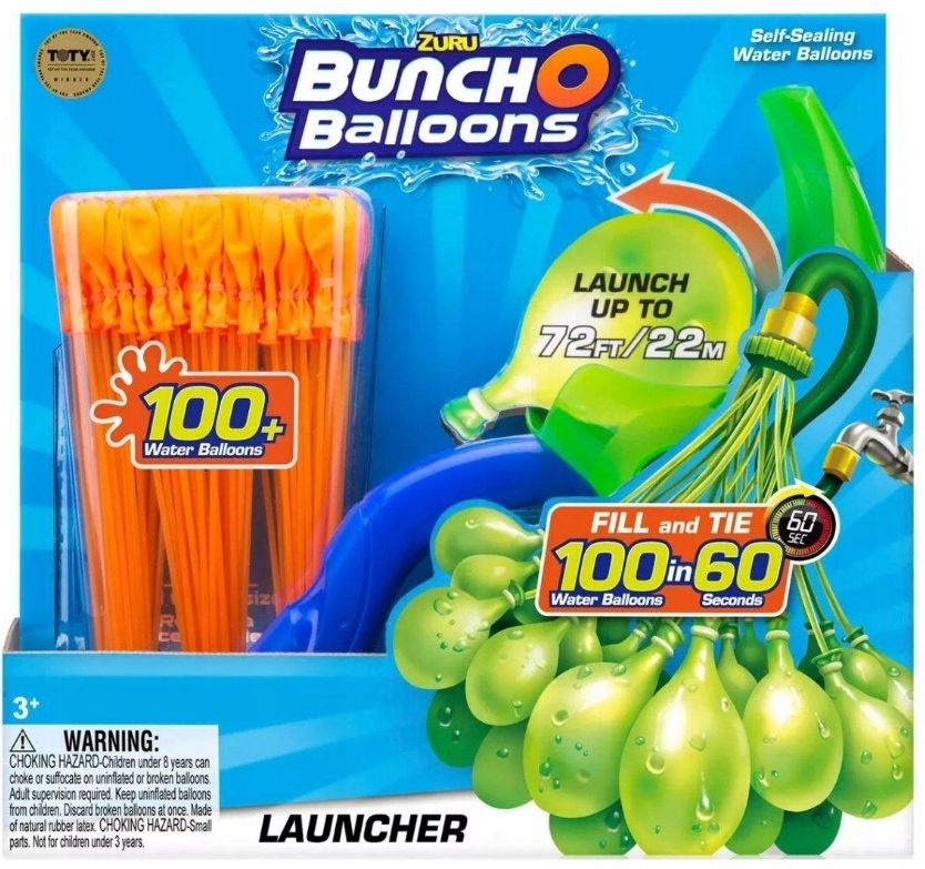 

Buncho Balloons Wyrzutnia I Balony Wodne 100 Szt