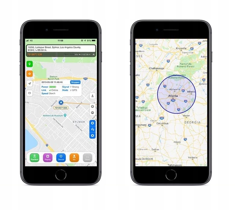 LOKALIZATOR GPS TRACKER SINOTRACK ST908 KIERUNKOWSKAZ LED STOP ROWER APP Model ŚWIATEŁKO LED