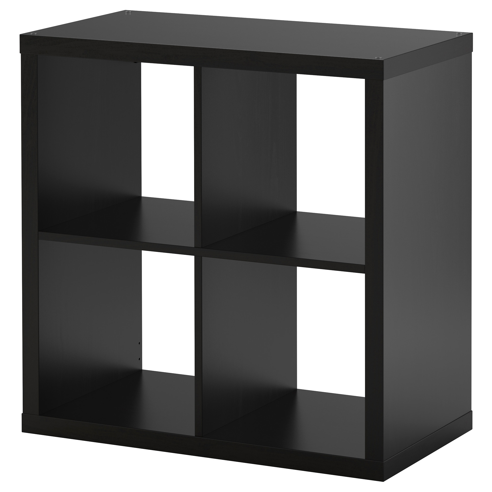 Regał Ikea 77 cm x 77 cm x 39 cm czarnobrązowy