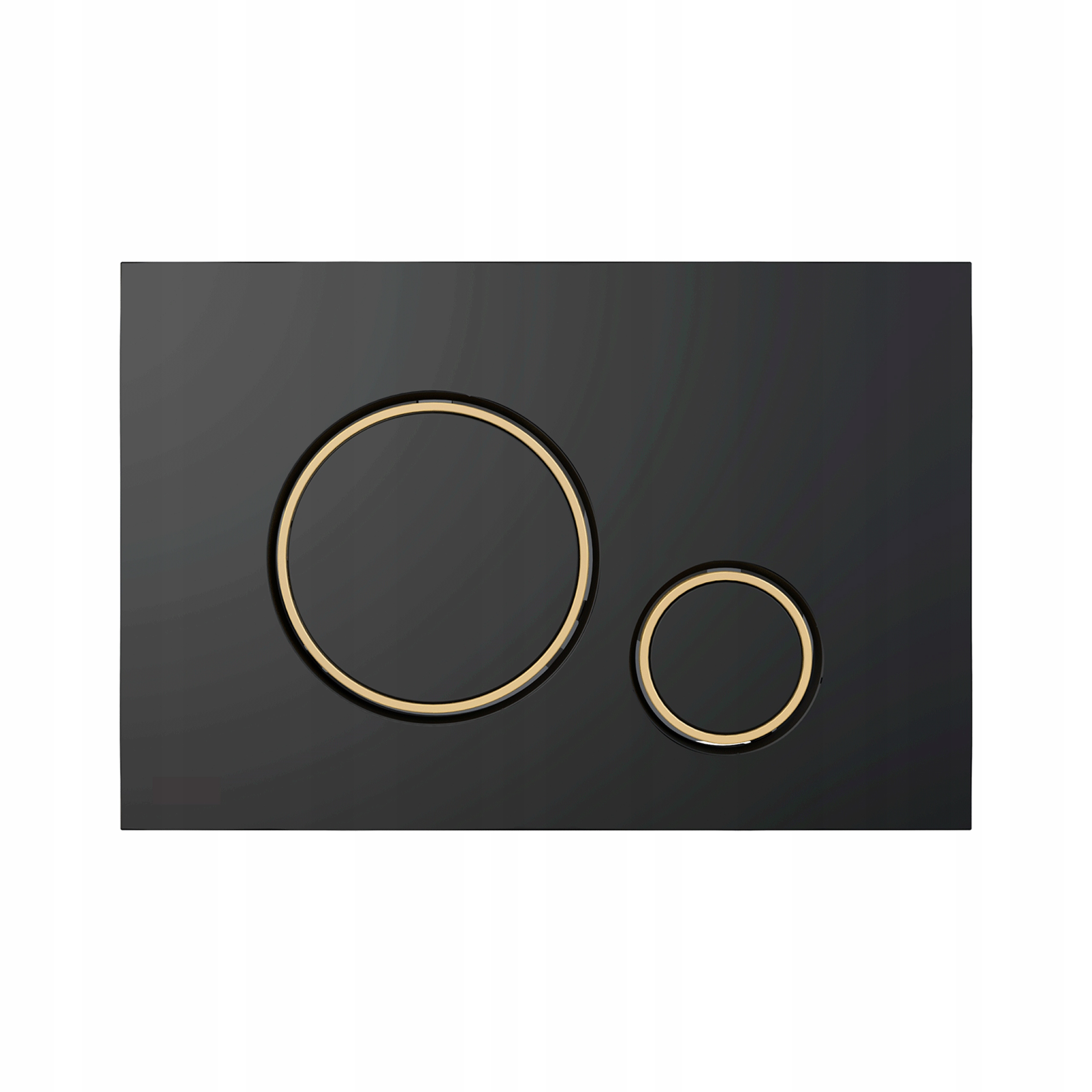 Przycisk Wc Alcaplast Delfin M778-5 czarny/złoty