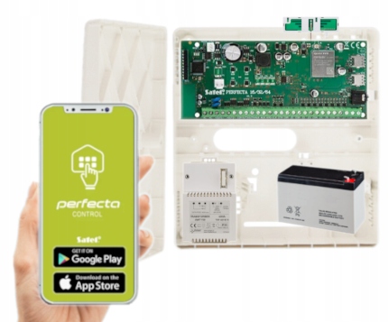 System Alarmowy Satel Perfecta 64 M Lte Gsm Aplikacja Push Sms