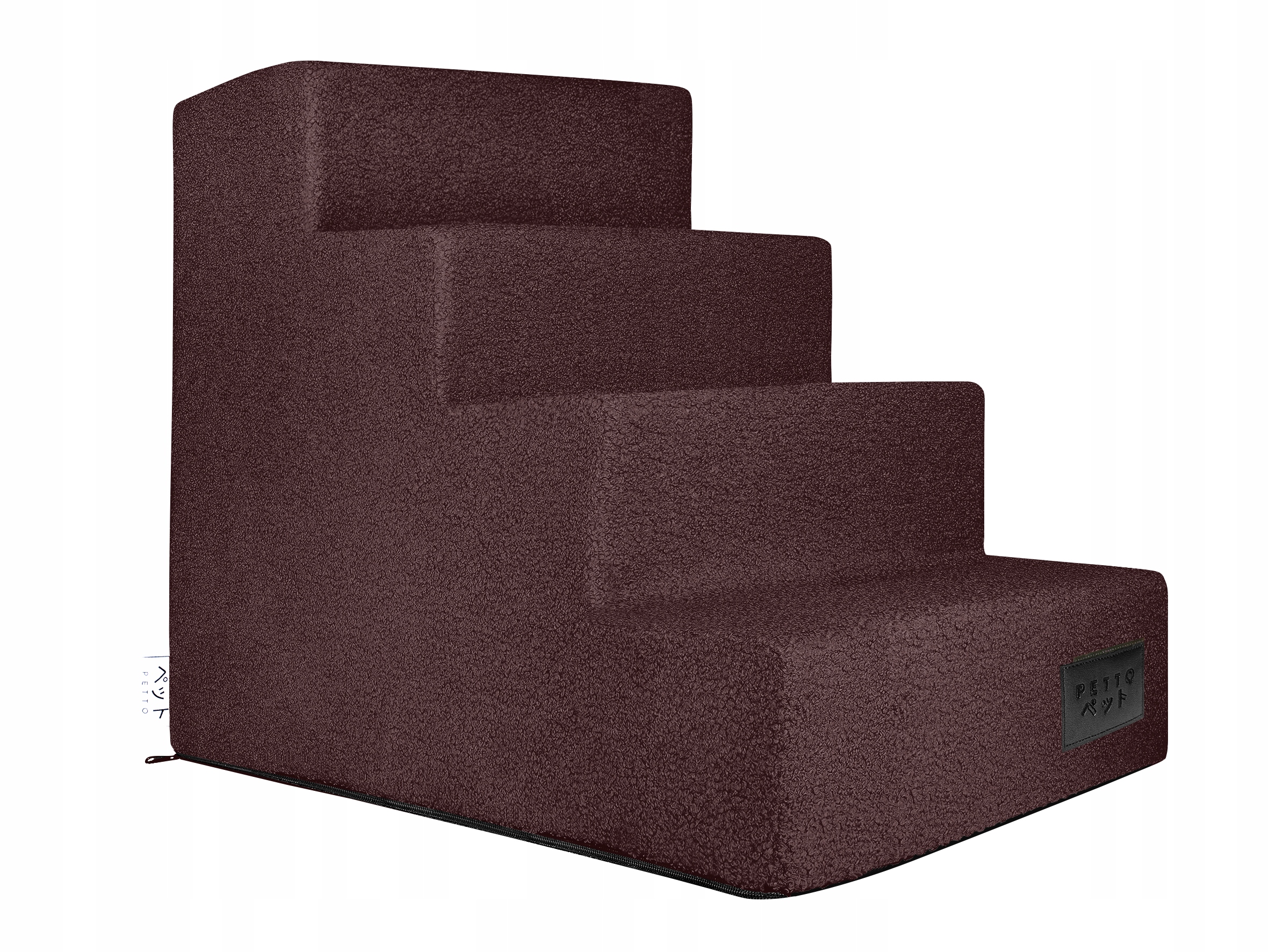 Levně Petto Takai 4 Cozy Schodky pro psa stupně choco