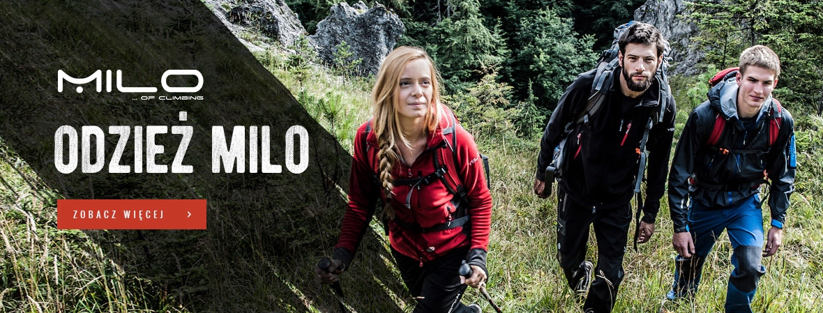 Spodnie wspinaczkowe MILO Jesel RED rozm. L Kolekcja turystyczna