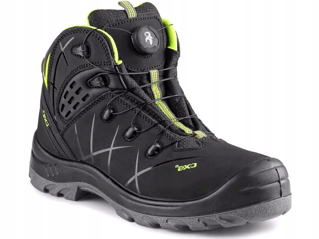 Buty Robocze Trzewiki Ochronne Skórzane S3 Mocne System Boa Oddychające Marka inna