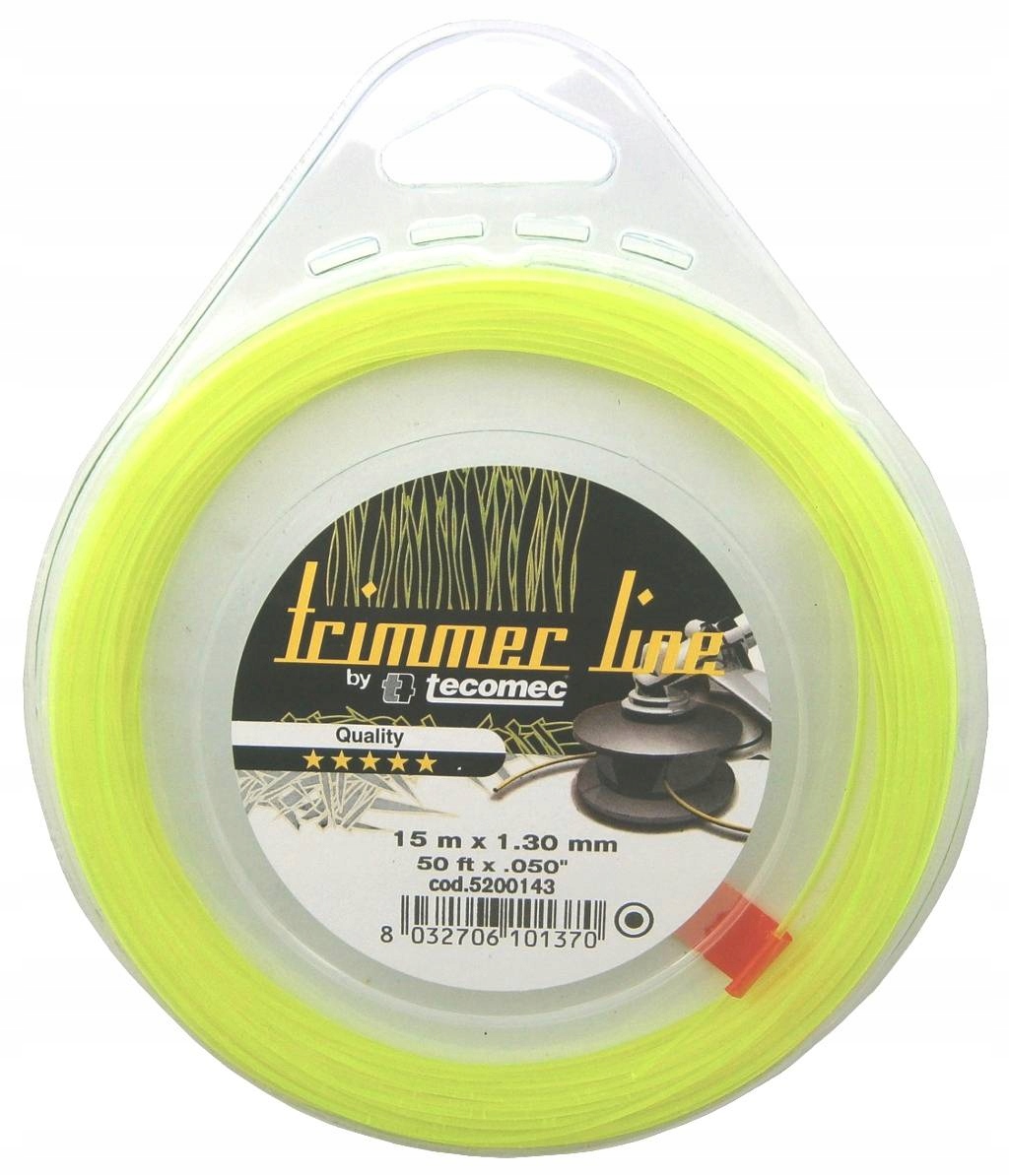 

Żyłka Tnąca Tecomec 1,3MM X 15MB Okrągła