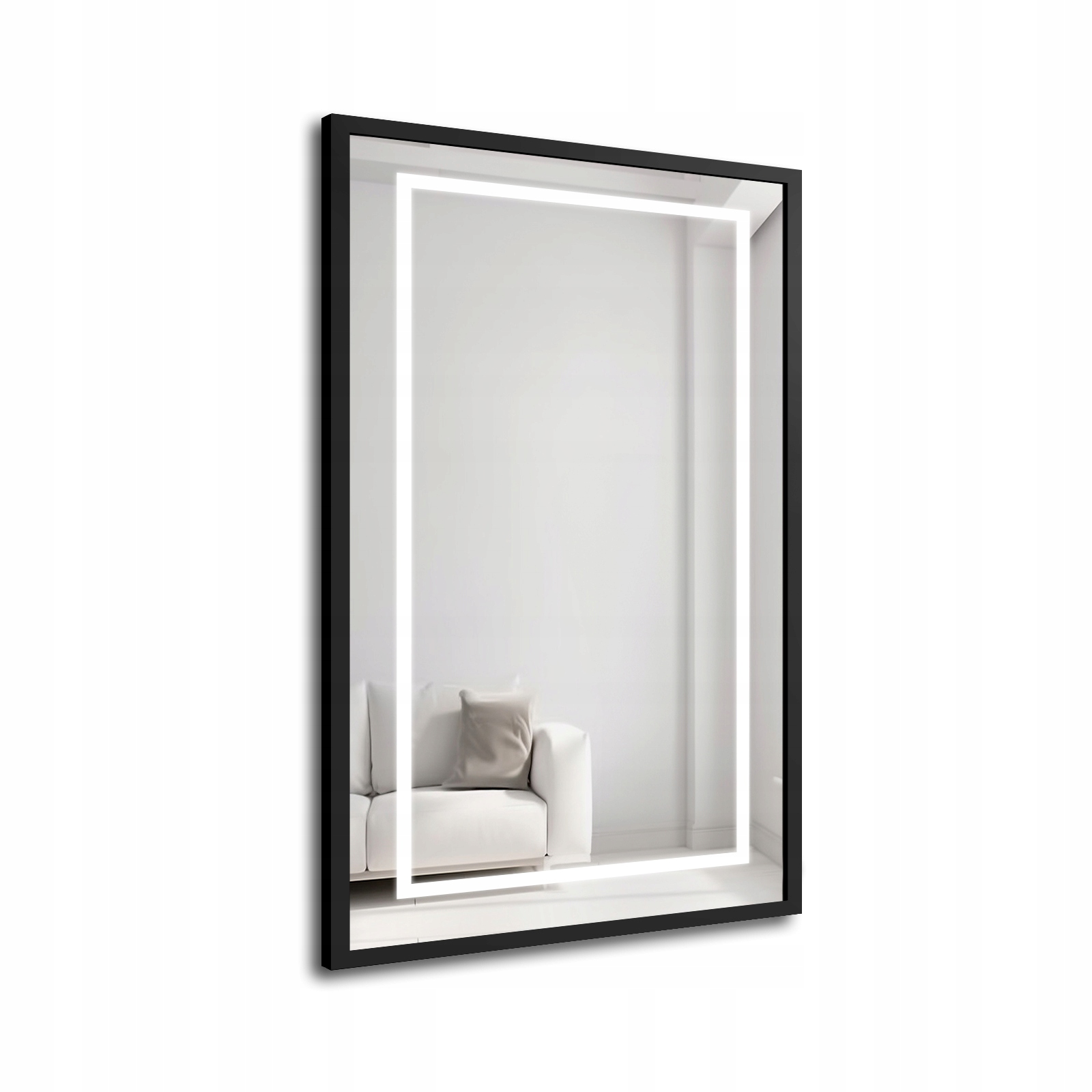 Zrcadlo obdélníkové s Led podsvícením, pískované, 1503 a 100 x 210