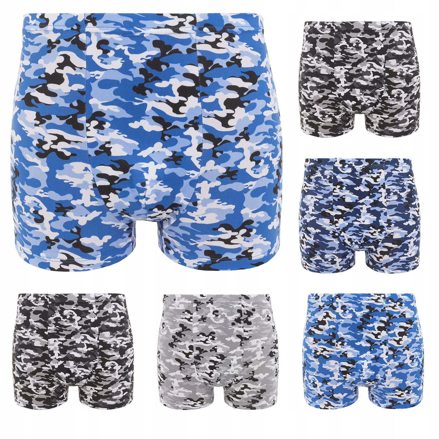 

6x Bokserki Męskie Bambusowe Antybakteryjne XXL