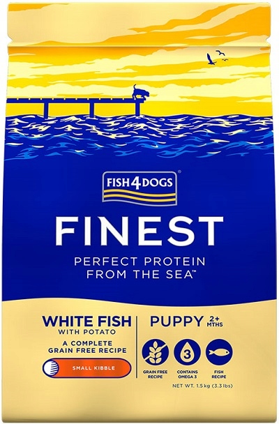 Fish4Dogs Finest Ocean White Fish Štěňata S 1,5 kg