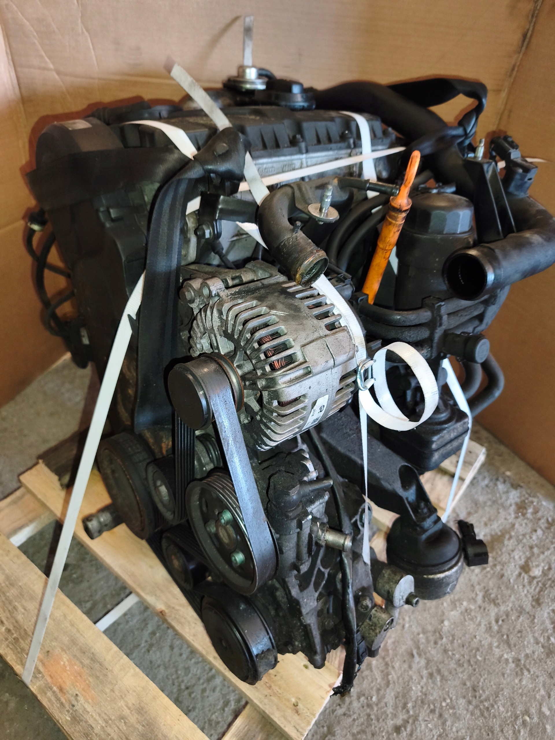 engine 1.9TDI AVB longitudinal complete PASSAT AUDI A4 DO MONTAZU FILM Z PRACY