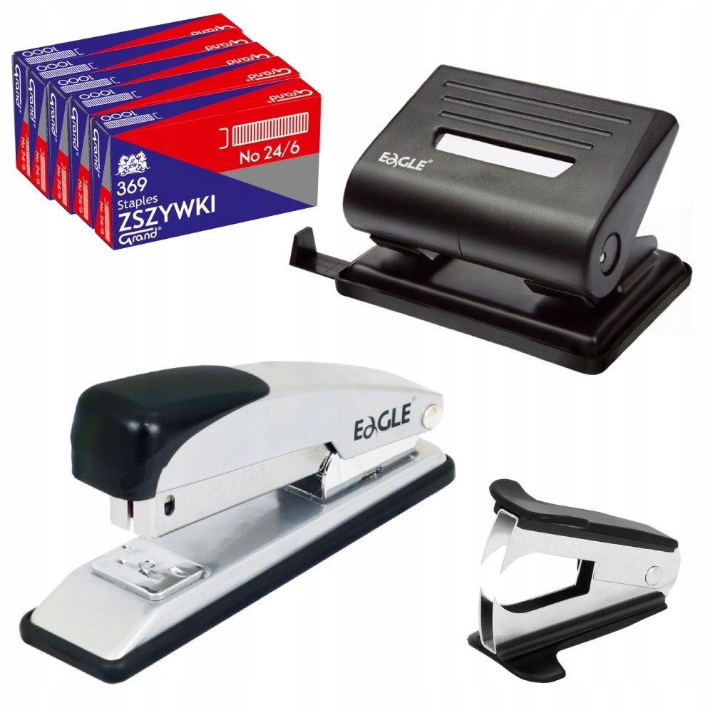 

Zszywacz Dziurkacz Rozszywacz 5x Zszywki