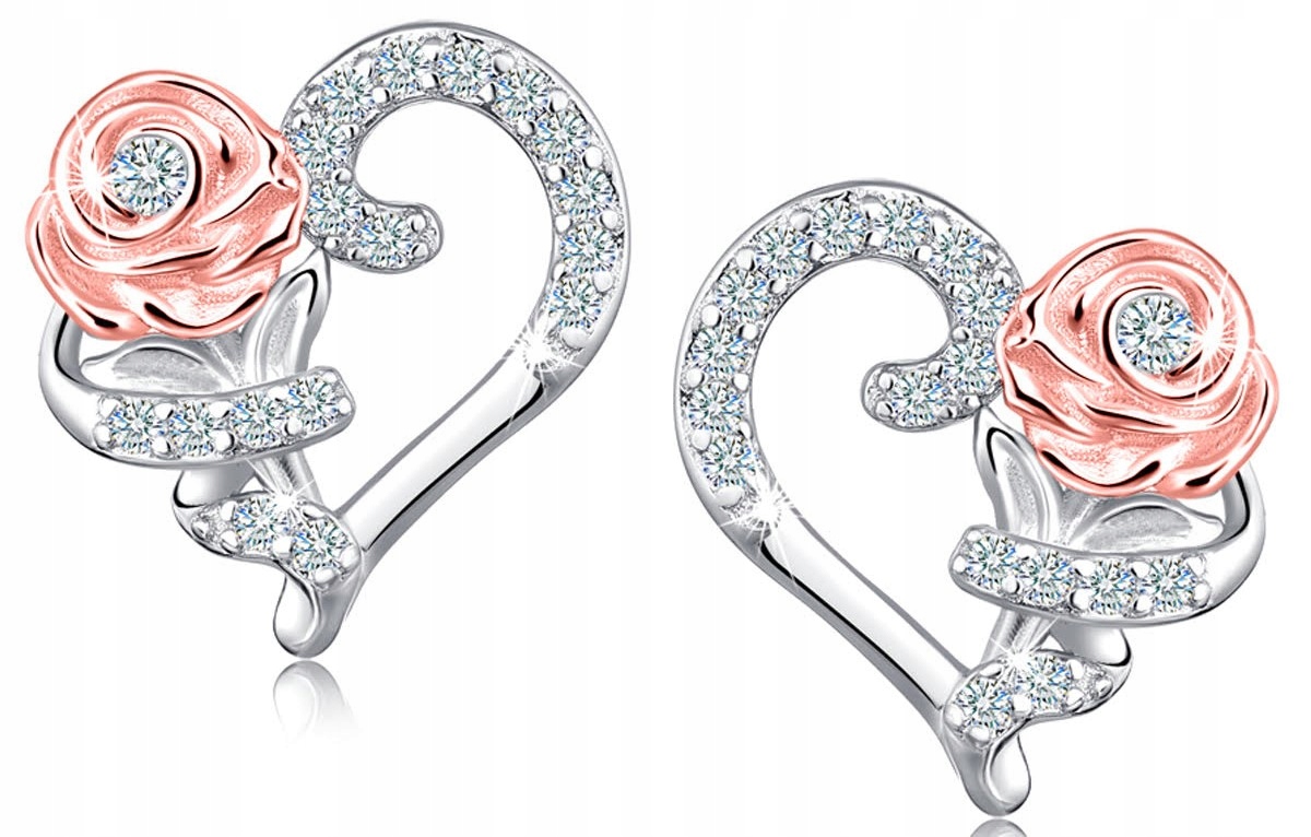 

Kolczyki Srebrne Na Komunię Dla Dziewczynki Serca