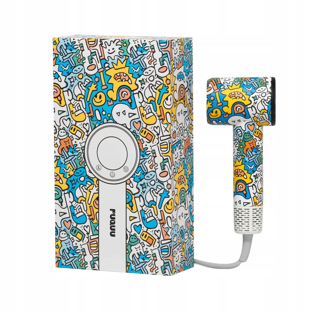 Graffiti Riot Vysoušeč vlasů pro děti Hairnado 1200 W Puquu