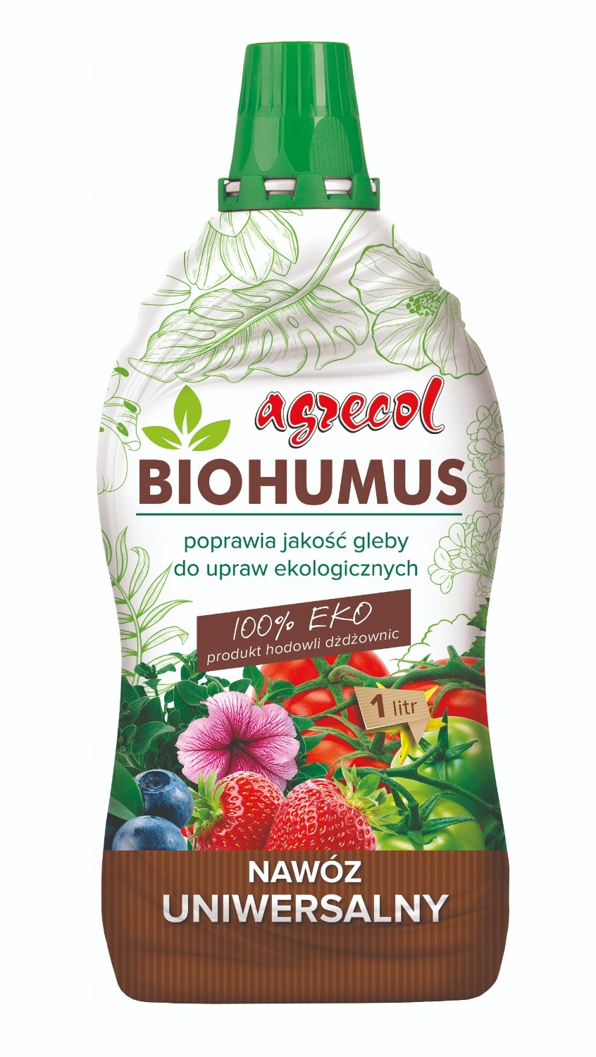 

Agrecol Biohumus Nawóz Uniwersalny Eko 1L