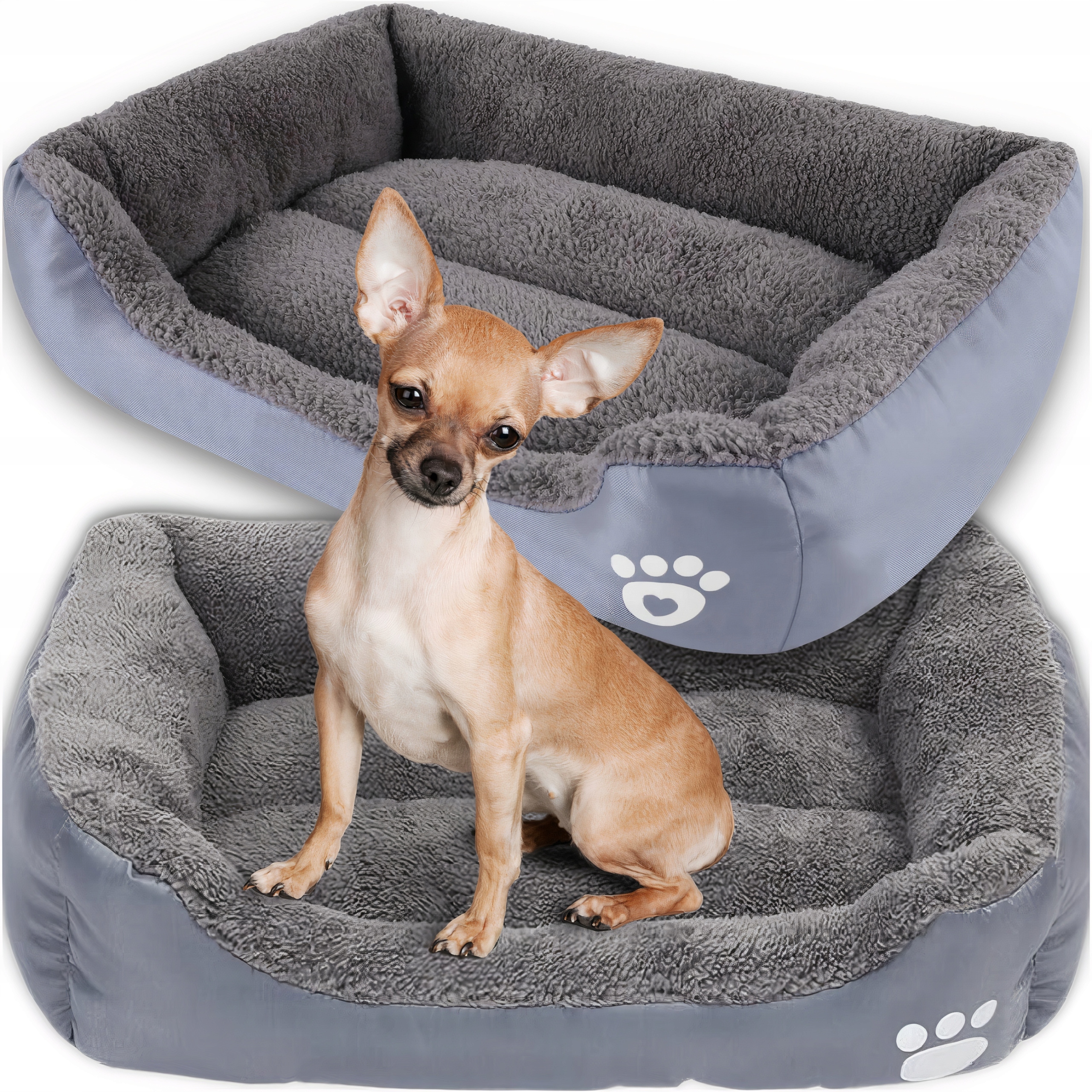 Levně Memfis kotec pro psa odstíny šedé 50 cm x 40 cm