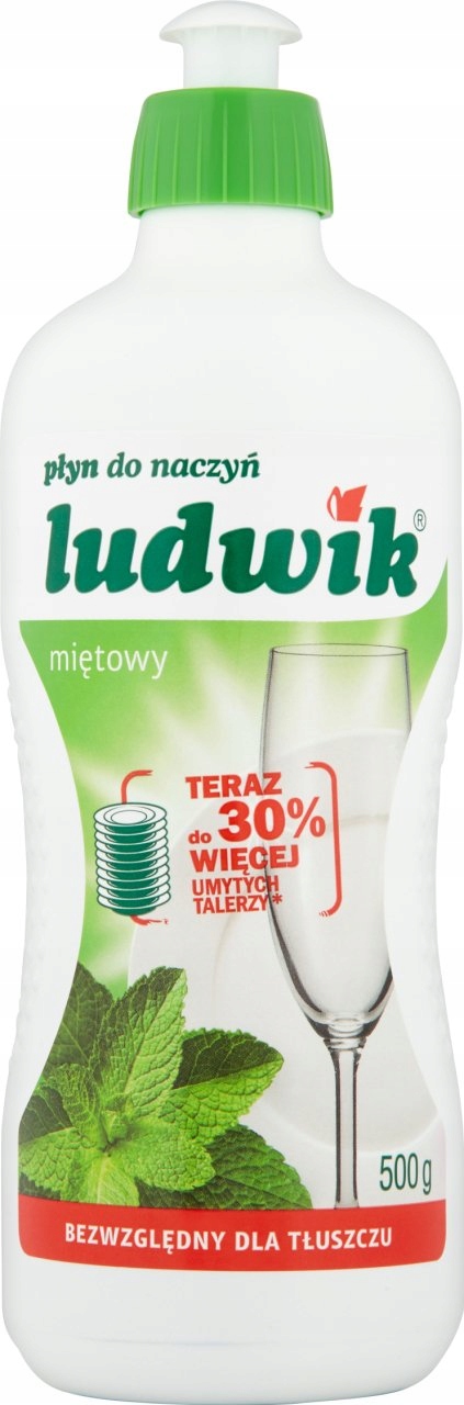 

Ludwik Płyn Do Mycia Naczyń Miętowy 500G