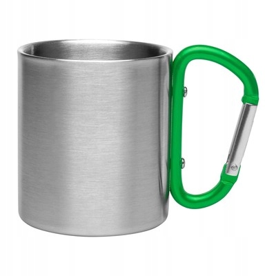 

Kubek stalowy 200 ml z karabińczykiem pod Grawer