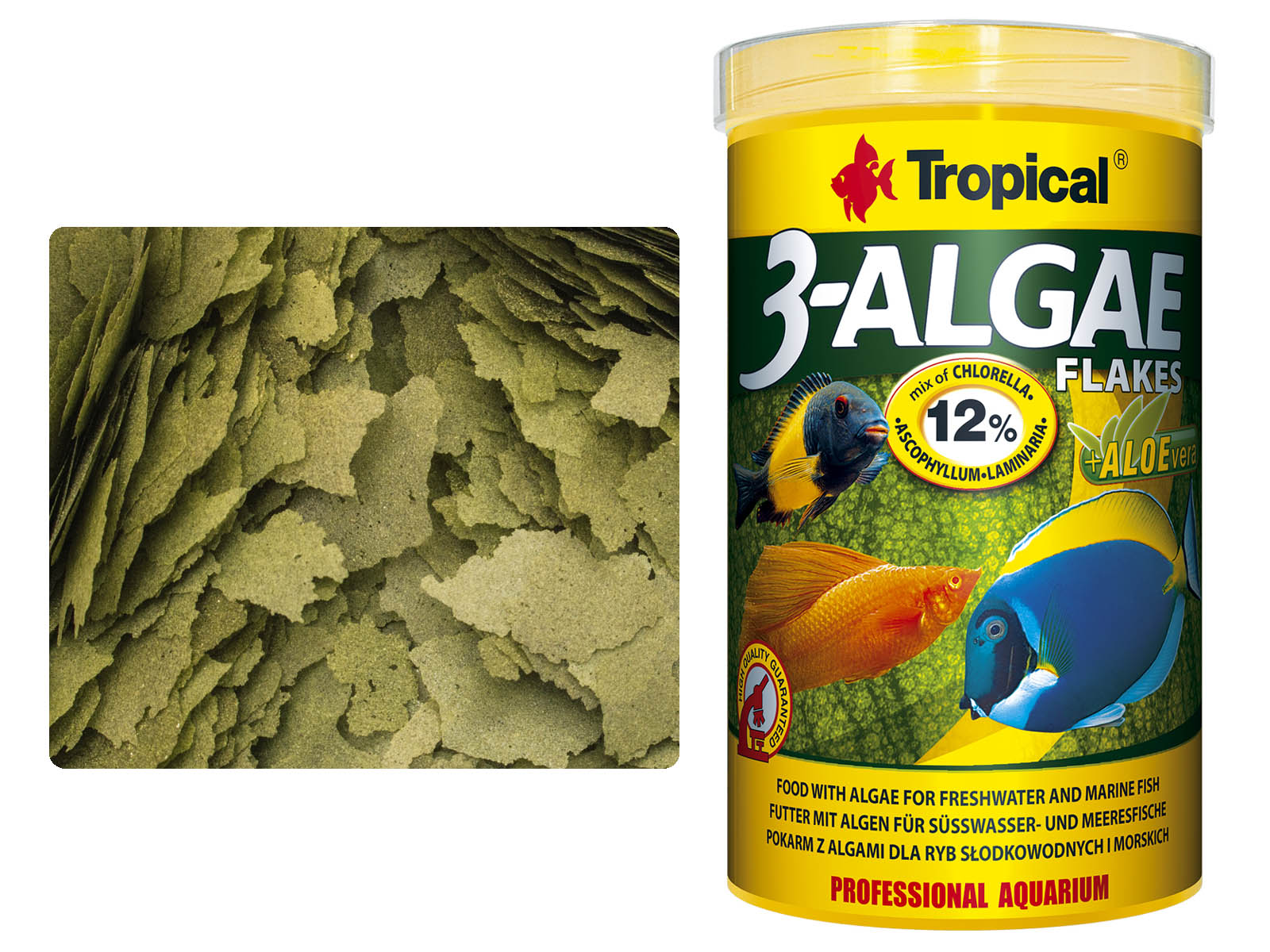 Tropical 3-Algae Flakes 250ml/50g
