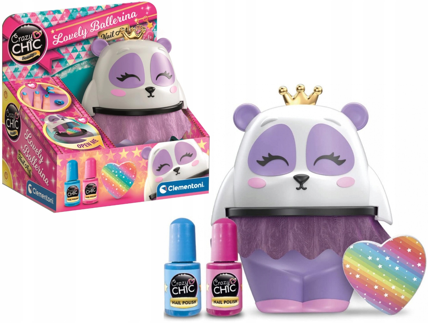 

Zestaw Do Paznokci Balerina Pandzia Panda Lakiery