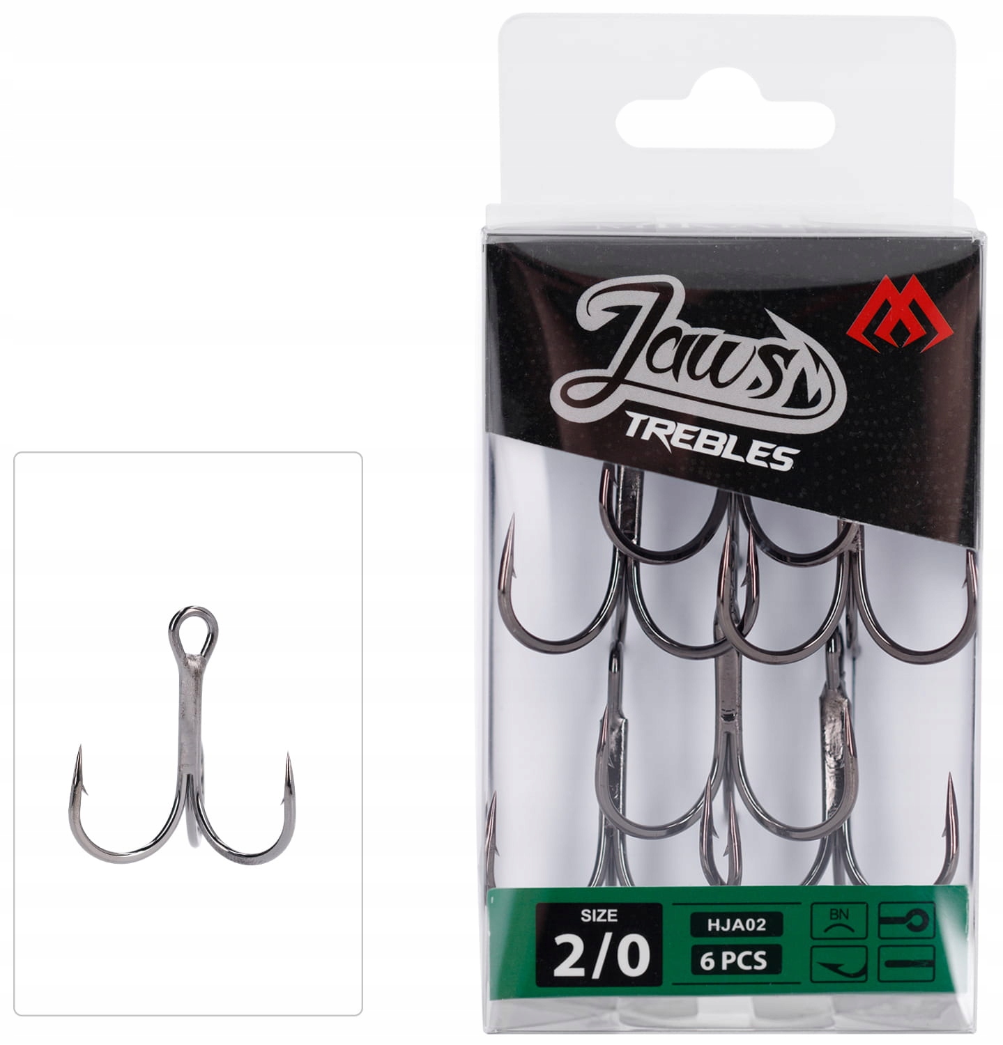 

Mikado Kotwica Jaws nr 1/0 op.6szt.