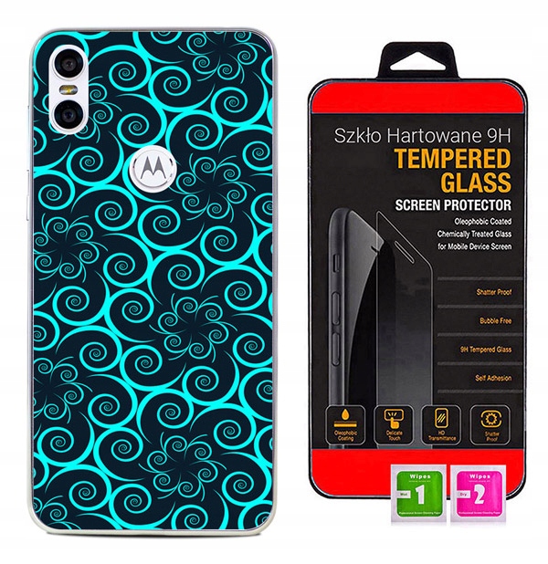 

Etui Guma Foto do Motorola One Szkło 9H