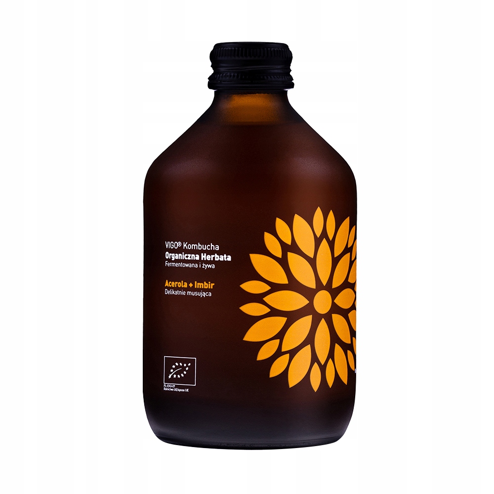 Kombucha zázvor acerola Bio 330 ml Set 8 ks