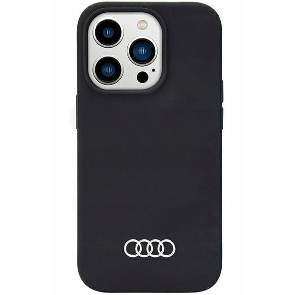 Etui Audi Silicone Case na iPhone 14 Pro czarne