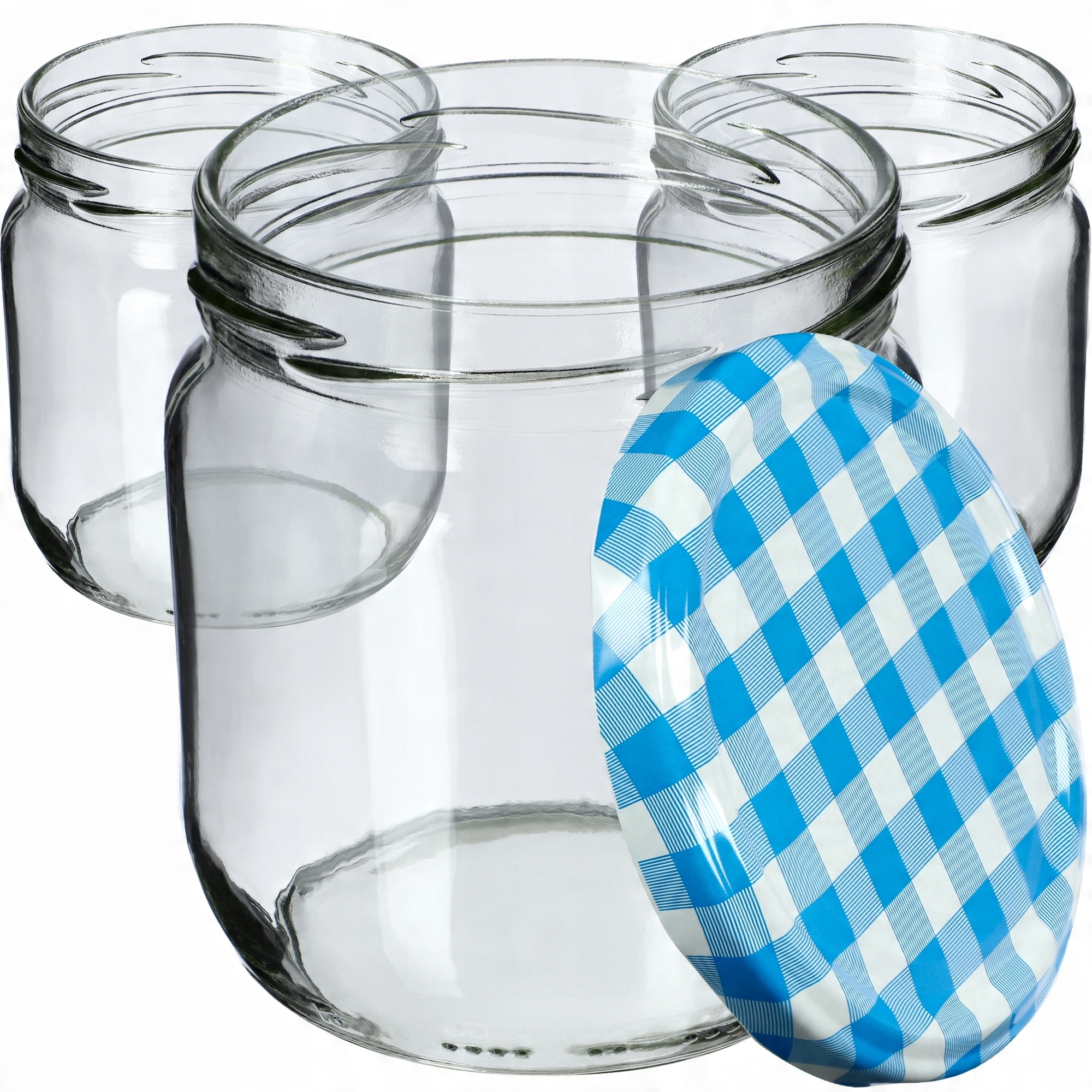 

48x Słoik 425ML Słoiki Na Przetwory Zakrętka FI82