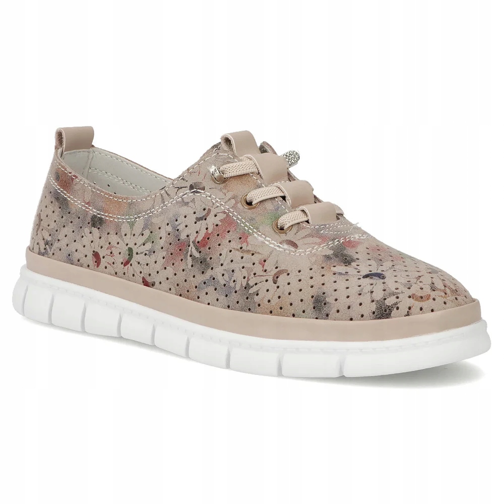 Buty damskie skórzane półbuty lekkie Filippo wsuwane r.38