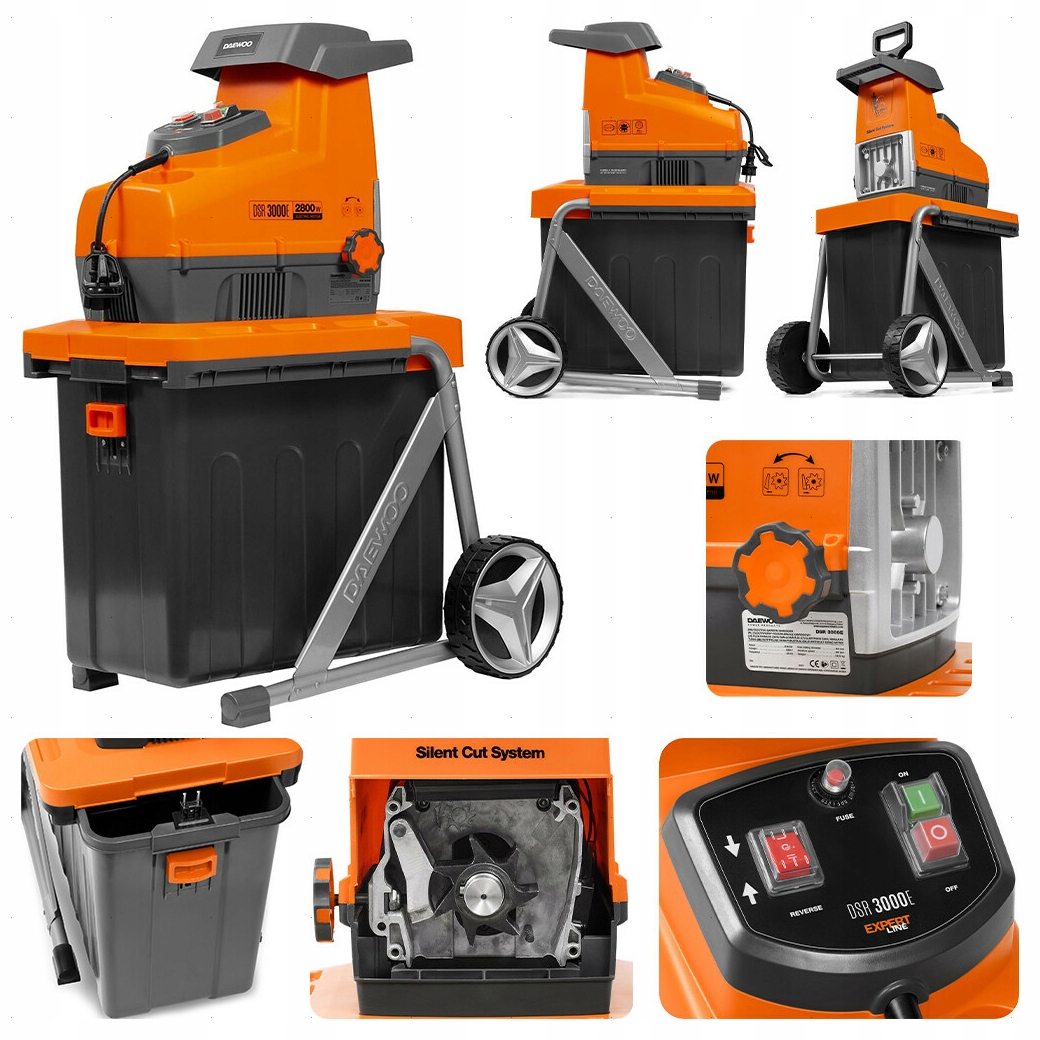 DAEWOO DSR 3000E - ROZDRABNIACZ RĘBAK DO GAŁĘZI