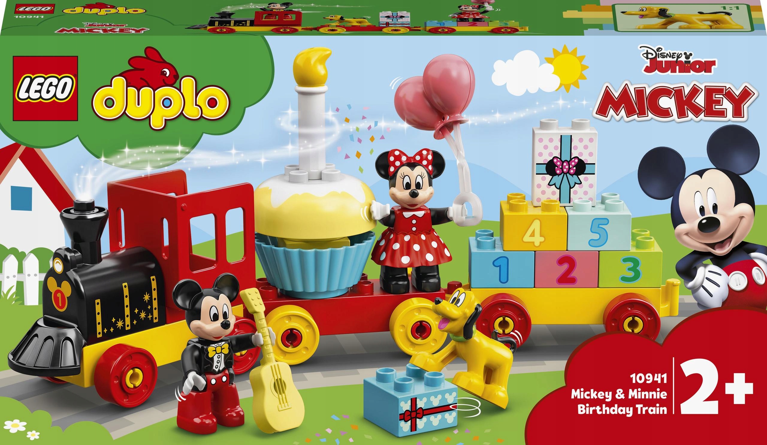 

Lego Duplo Urodzinowy pociąg Miki i Minnie 10941
