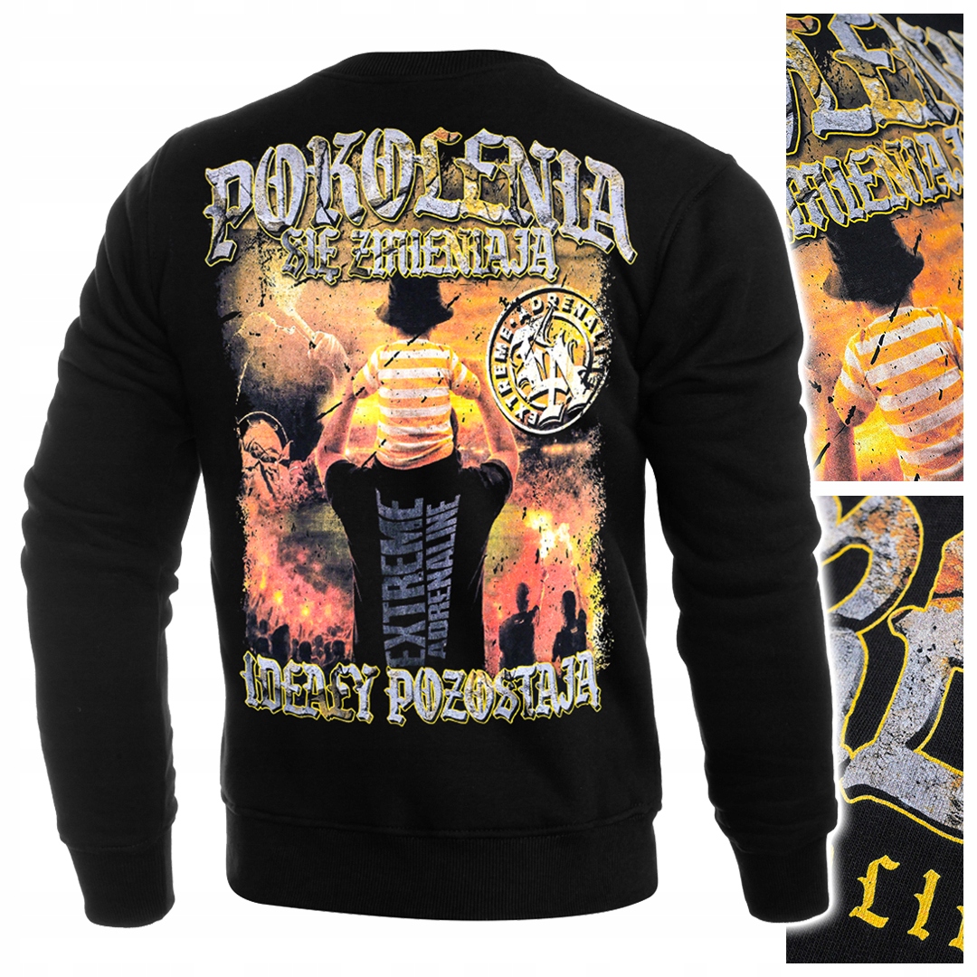 Pánská mikina Extreme Adrenaline Fanoušek Zápas Vášeň Generace se mění XXL